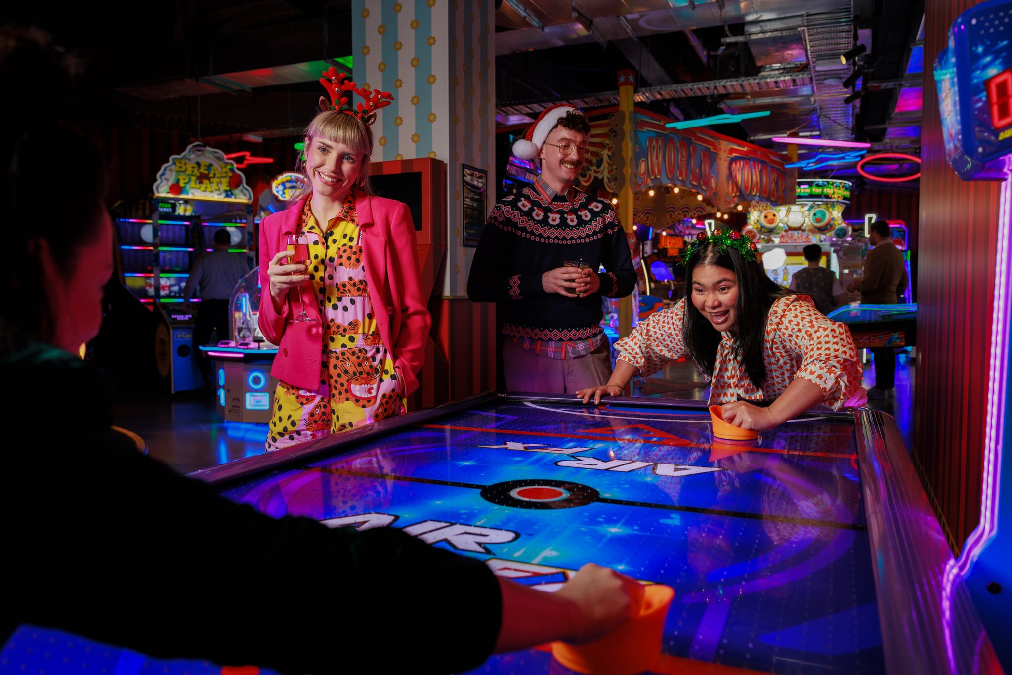 Work Christmas party, but make it fun. 